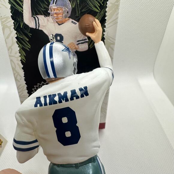 Hallmark Keepsake Troy Aikman NFL Football Legends Series Ornament w/card in box - Picture 13 of 13